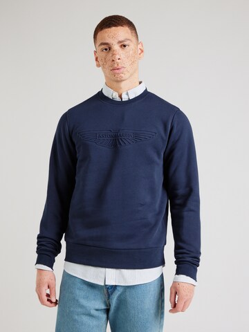 Hackett London - Sudadera en azul: frente