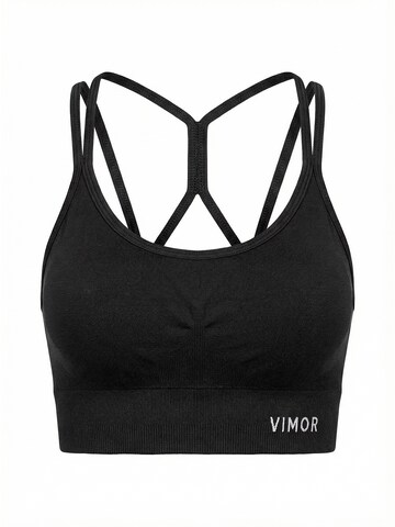 Vimor Push-up Sports Bra 'Joy Sports Bra' in Black: front