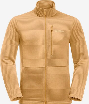 JACK WOLFSKIN Outdoor jacket in Yellow: front