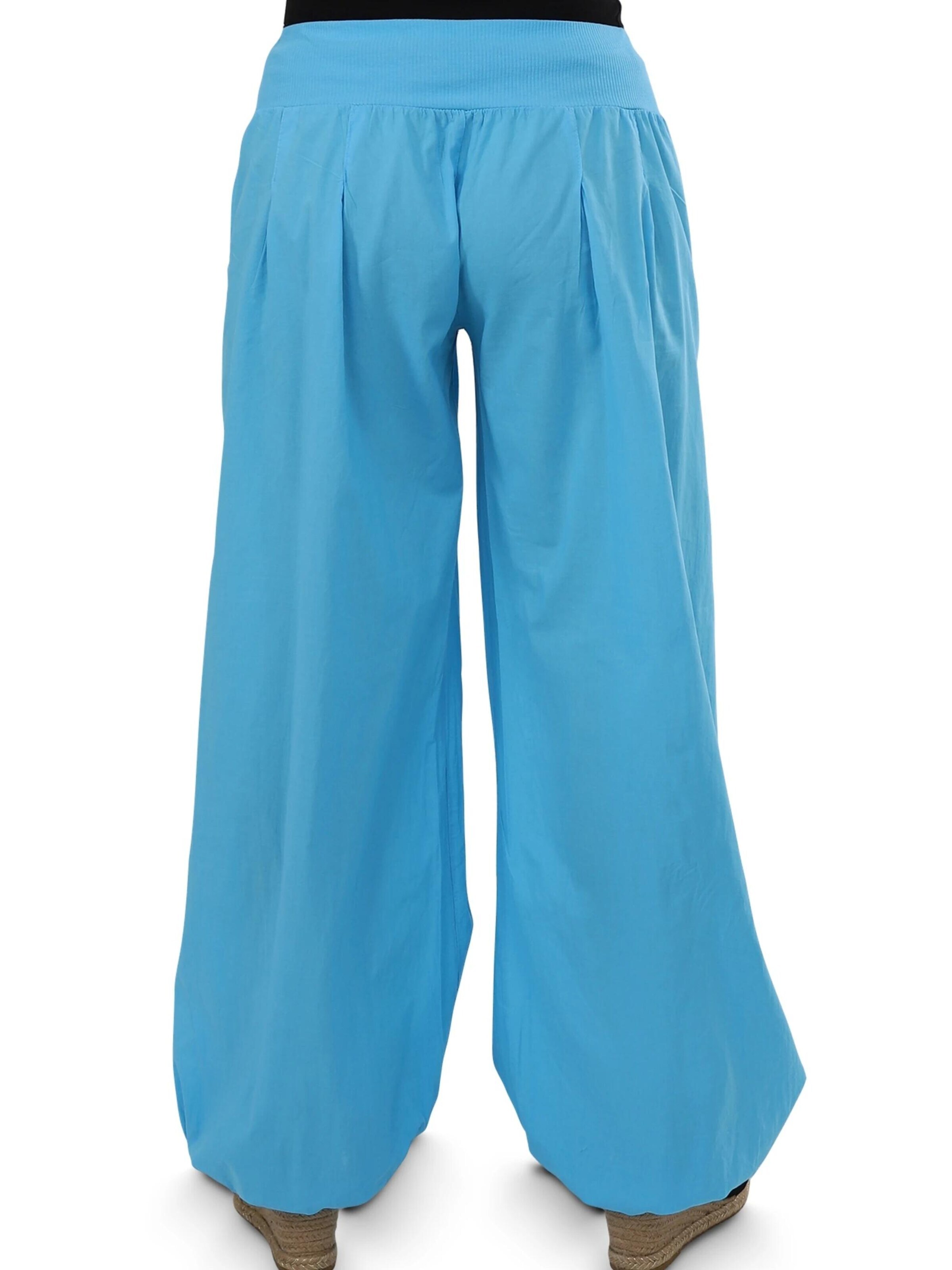 malito more than fashion Loose fit Harem Pants in Blue