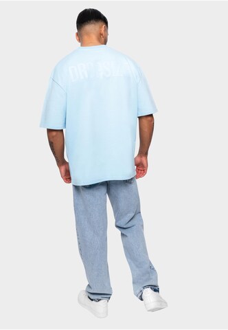 mėlyna Dropsize Marškinėliai