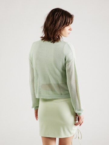 VERO MODA Knit cardigan 'NEW LEX SUN' in Green