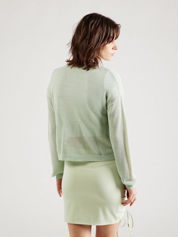 VERO MODA Knit Cardigan 'NEW LEX SUN' in Green