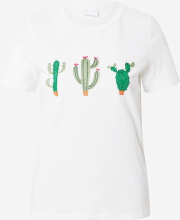 T-shirt 'ROCKSY' VILA en blanc : devant