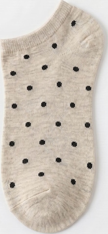 Millo Socken 'Happy Dots' in Gelb: Vorderseite