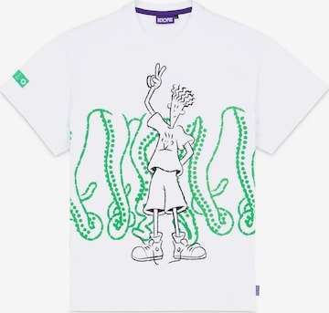 Octopus T-Shirt in Weiß: predná strana
