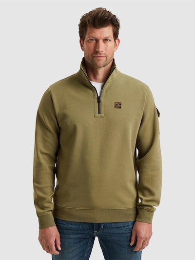 PME Legend Collegepaita 'Pullover with half-zip' koossa 4XL värissä vihreä, Tuotenäkymä