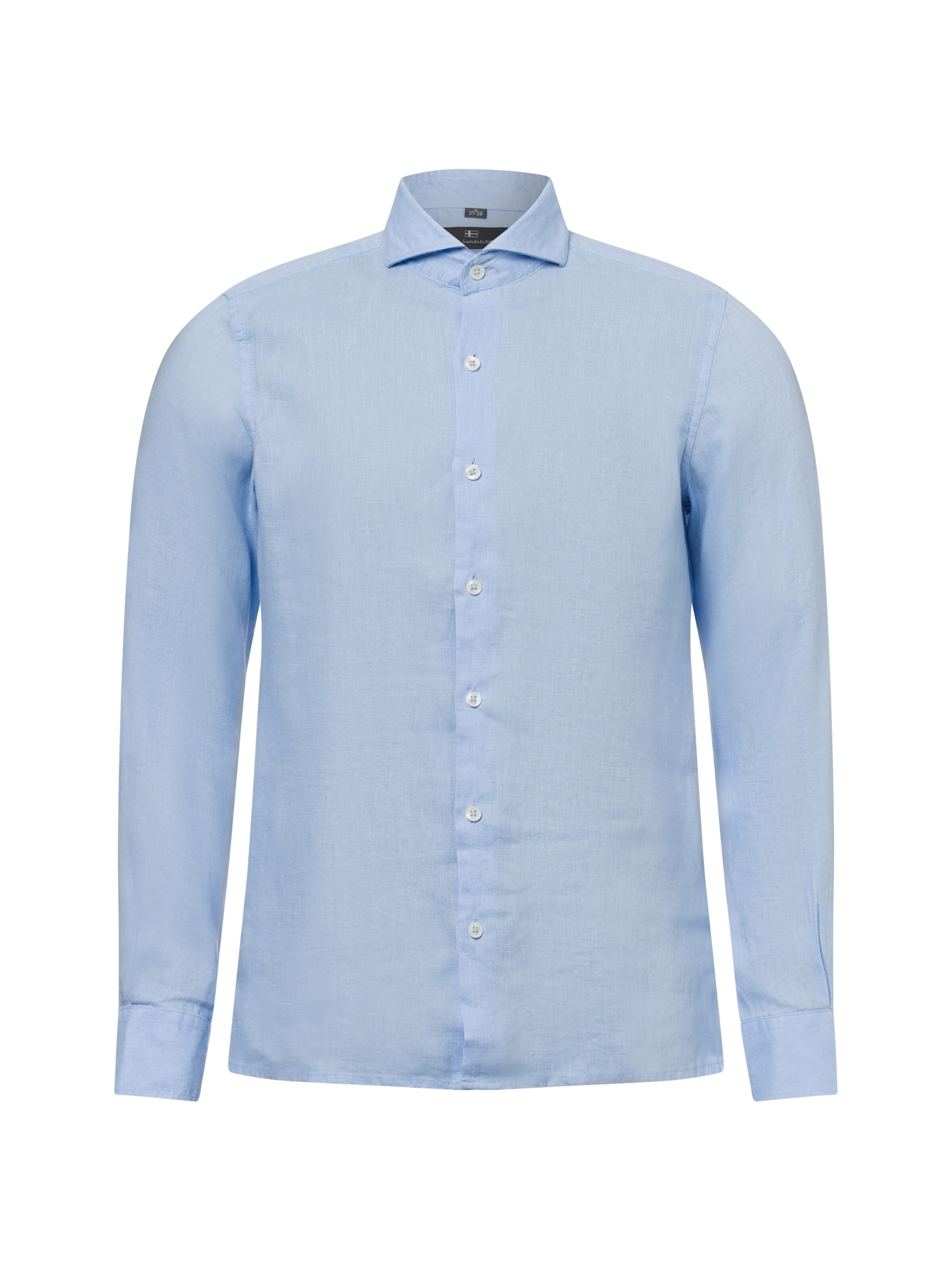 Nils Sundström Slim fit Button Up Shirt ' ' in Blue: front