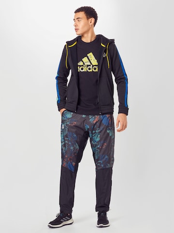 ADIDAS SPORTSWEAR Bluza rozpinana sportowa 'Harden' w kolorze czarny