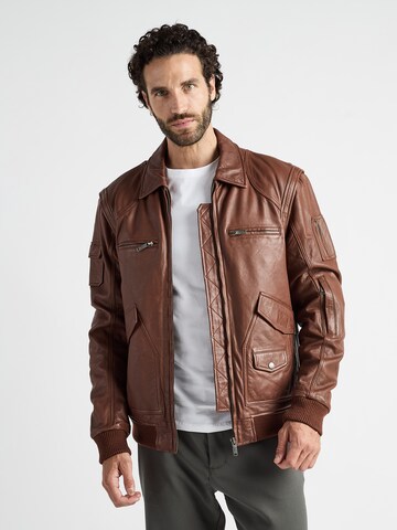 JCC Tussenjas in Bruin: voorkant