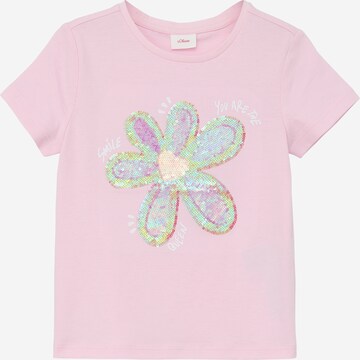 T-Shirt s.Oliver en rose : devant