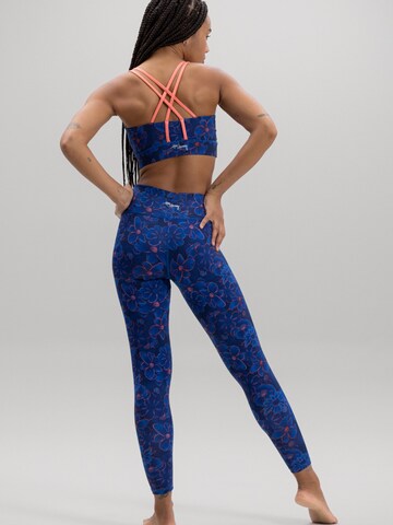 Bustier Soutien-gorge de sport 'Criss Cross' Hey Honey en bleu