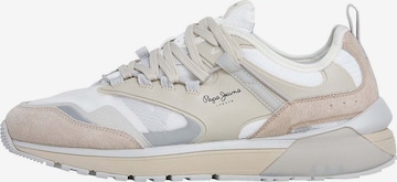 Baskets basses Pepe Jeans en blanc : devant
