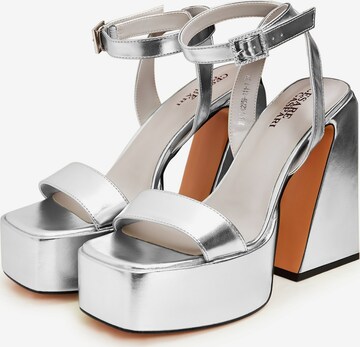 CESARE GASPARI Sandals in Silver