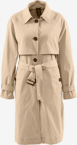 Fuchs Schmitt Between-Seasons Coat in Beige: front