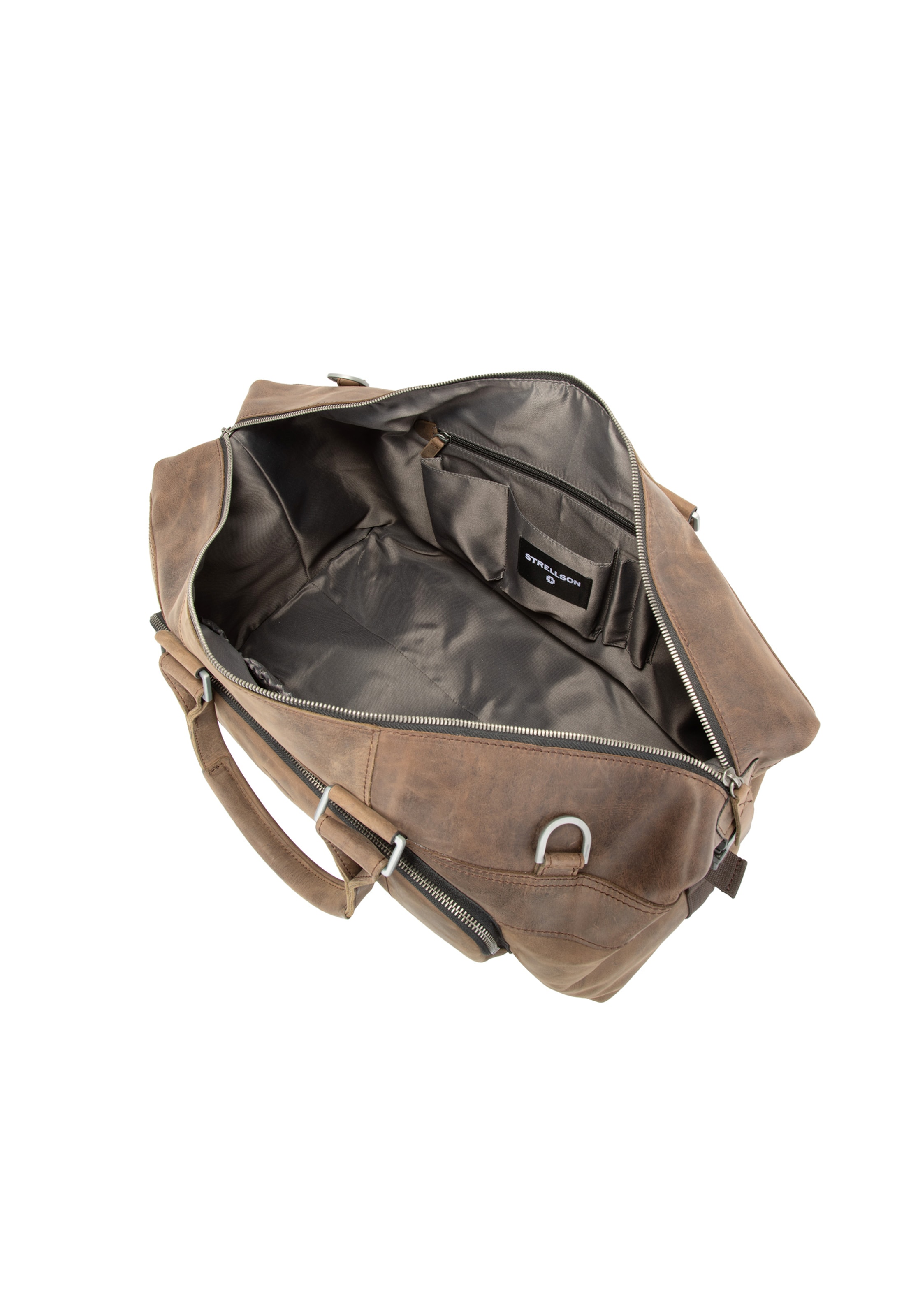 STRELLSON - Weekend bag 'West Ham Landon' em castanho