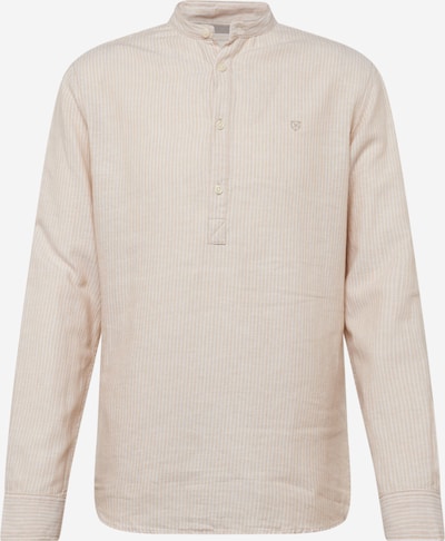 JACK & JONES Button Up Shirt 'MAZE' in Sand / White, Item view