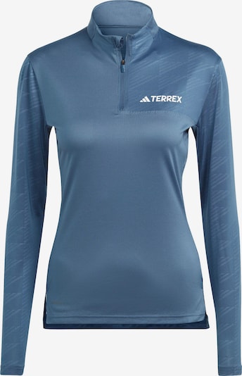 ADIDAS TERREX Functioneel shirt 'Multi' in de kleur Blauw / Wit, Productweergave