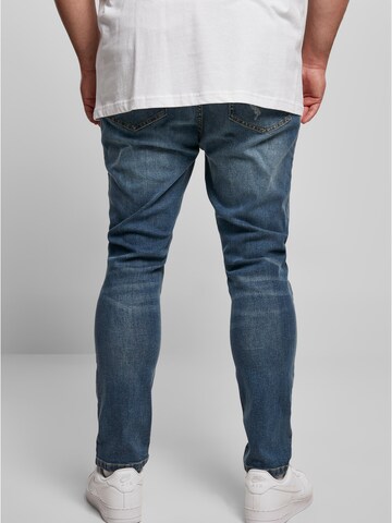 Urban Classics Slimfit Jeans in Blauw