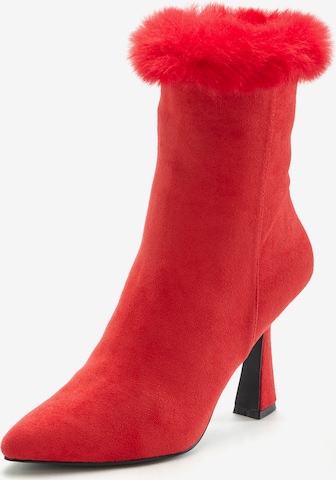 LASCANA Belle Affaire Stiefelette in Rot: Vorderseite