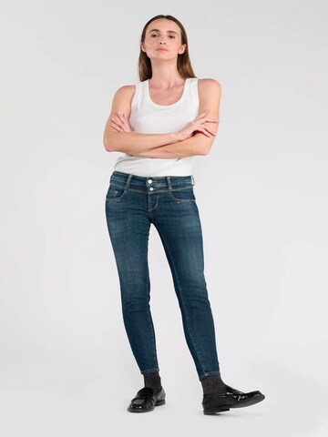 Coupe slim Jean Le Temps Des Cerises en bleu