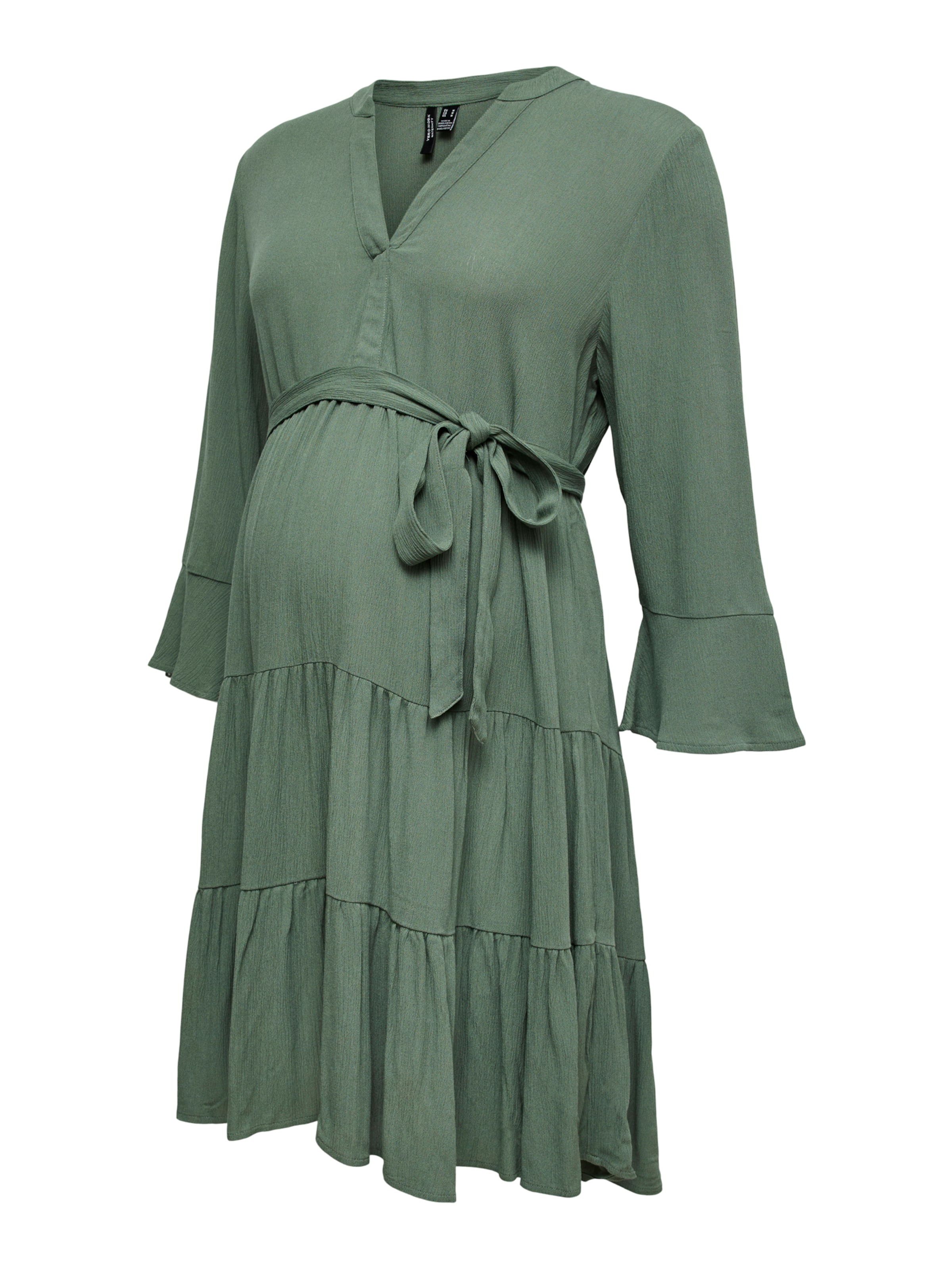 Vero Moda Maternity - Vestido 'VMMMenny' en verde: frente