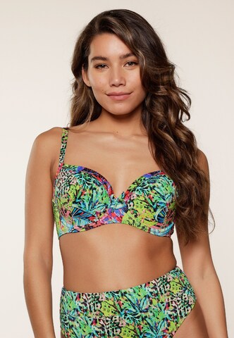LingaDore T-shirt Bikini top in Mixed colours: front