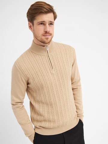 CLIPPER Sweater 'Tokyo' in Beige: front