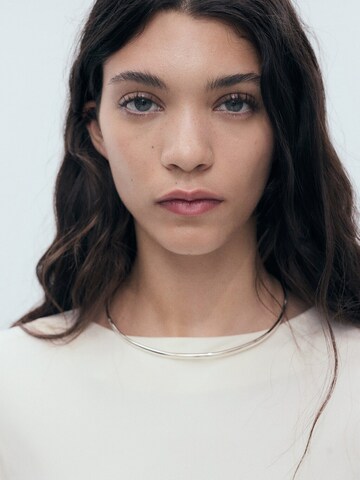 Robe 'Newrosa-A' MANGO en blanc