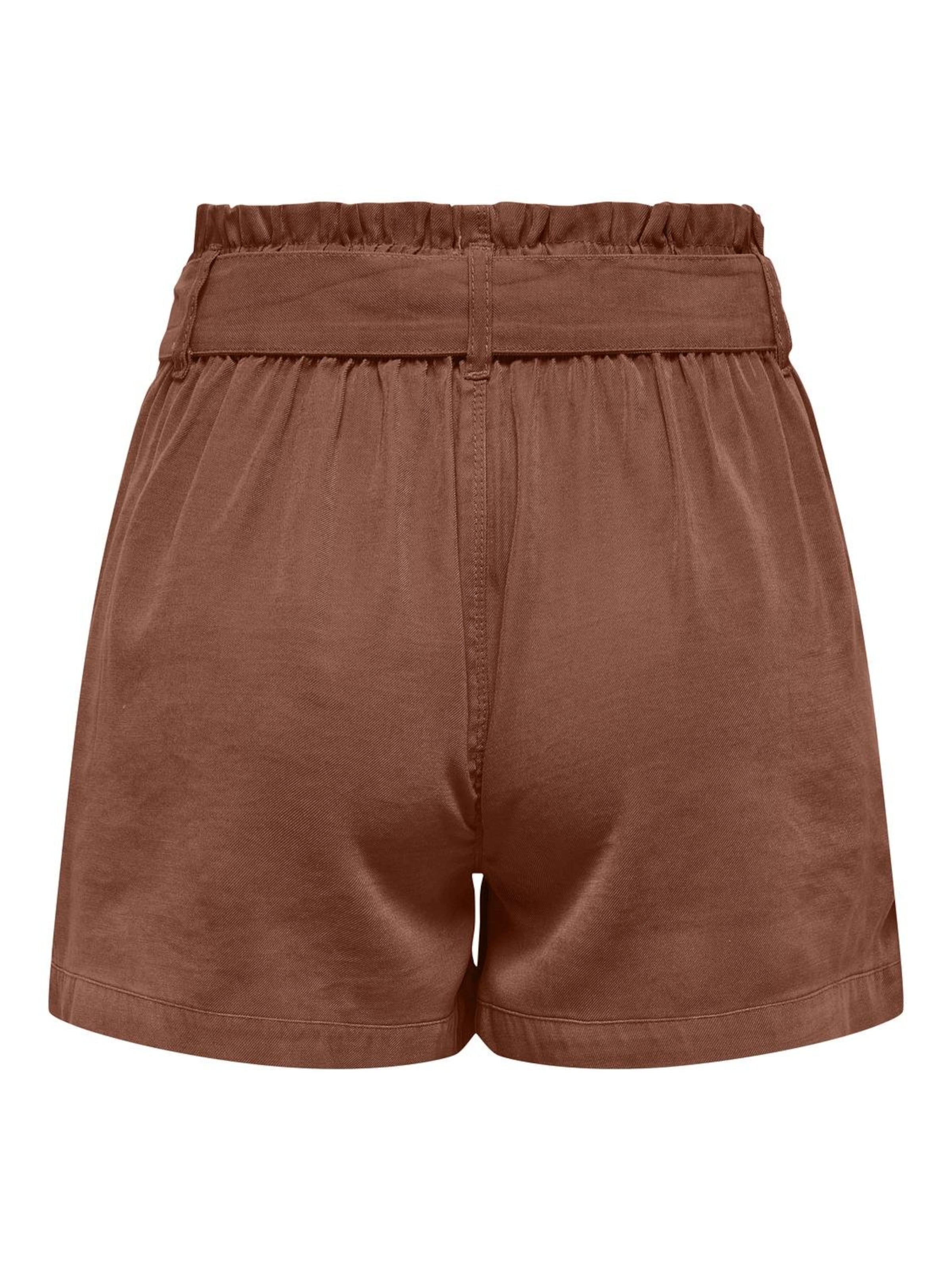 ONLYLoosefit Hlače s naborima 'ARIS' - crvena boja