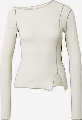 WEEKDAY Shirt in White: front