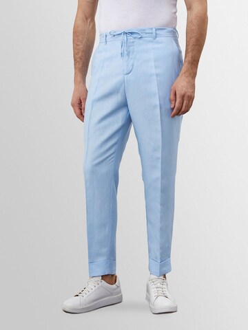 Antioch - Slimfit Pantalón de pinzas en azul