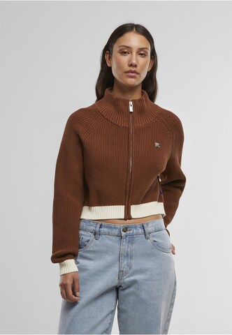 Pequs Strickjacke in Braun