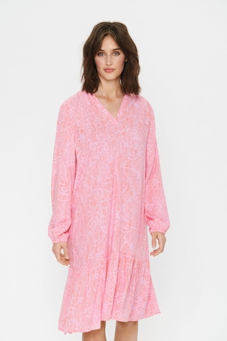 SAINT TROPEZ Klänning 'Lyng' i rosa: framsida