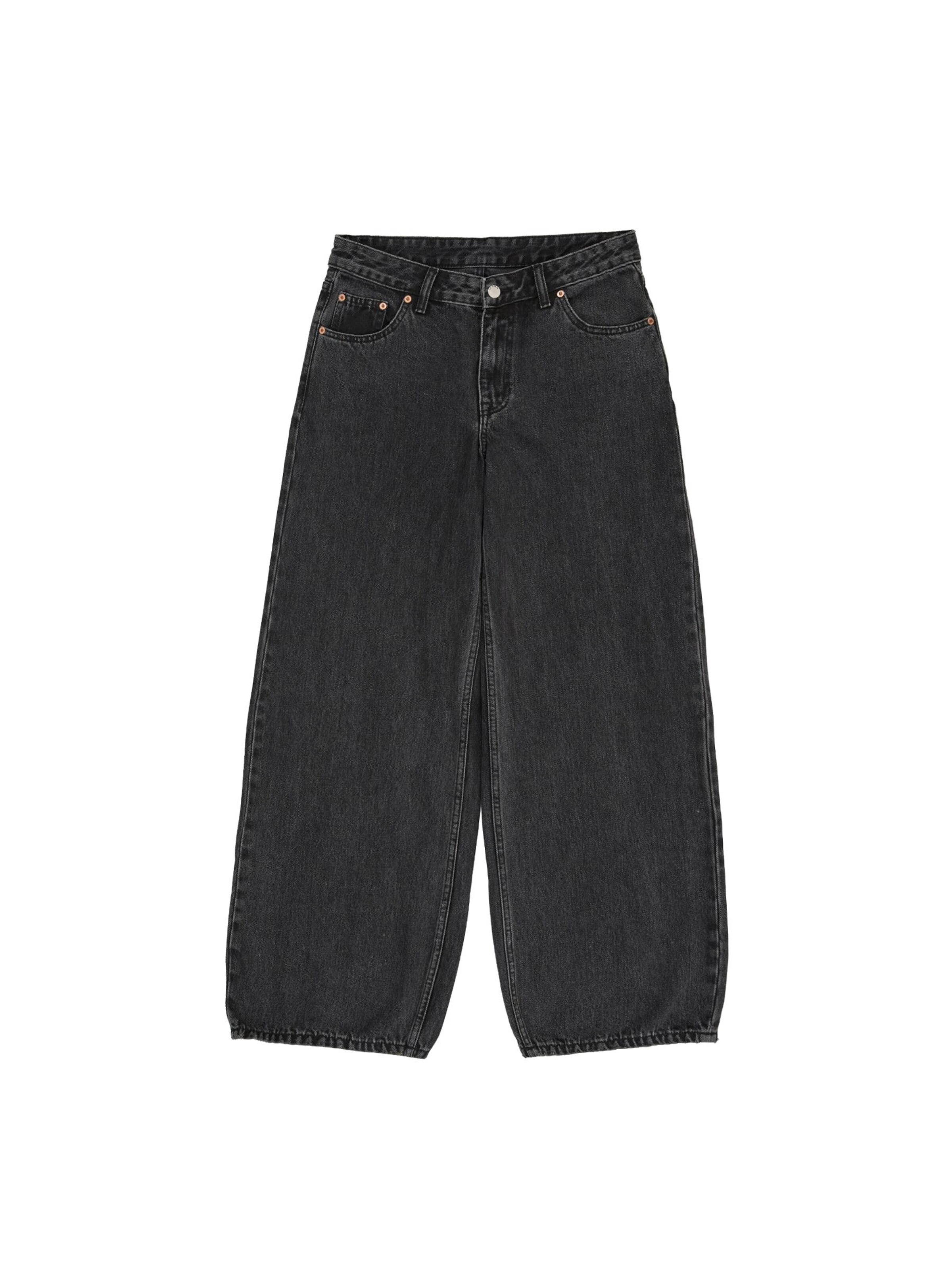 Dr. Denim Baggy Jeans 'Ary' in Zwart: voorkant