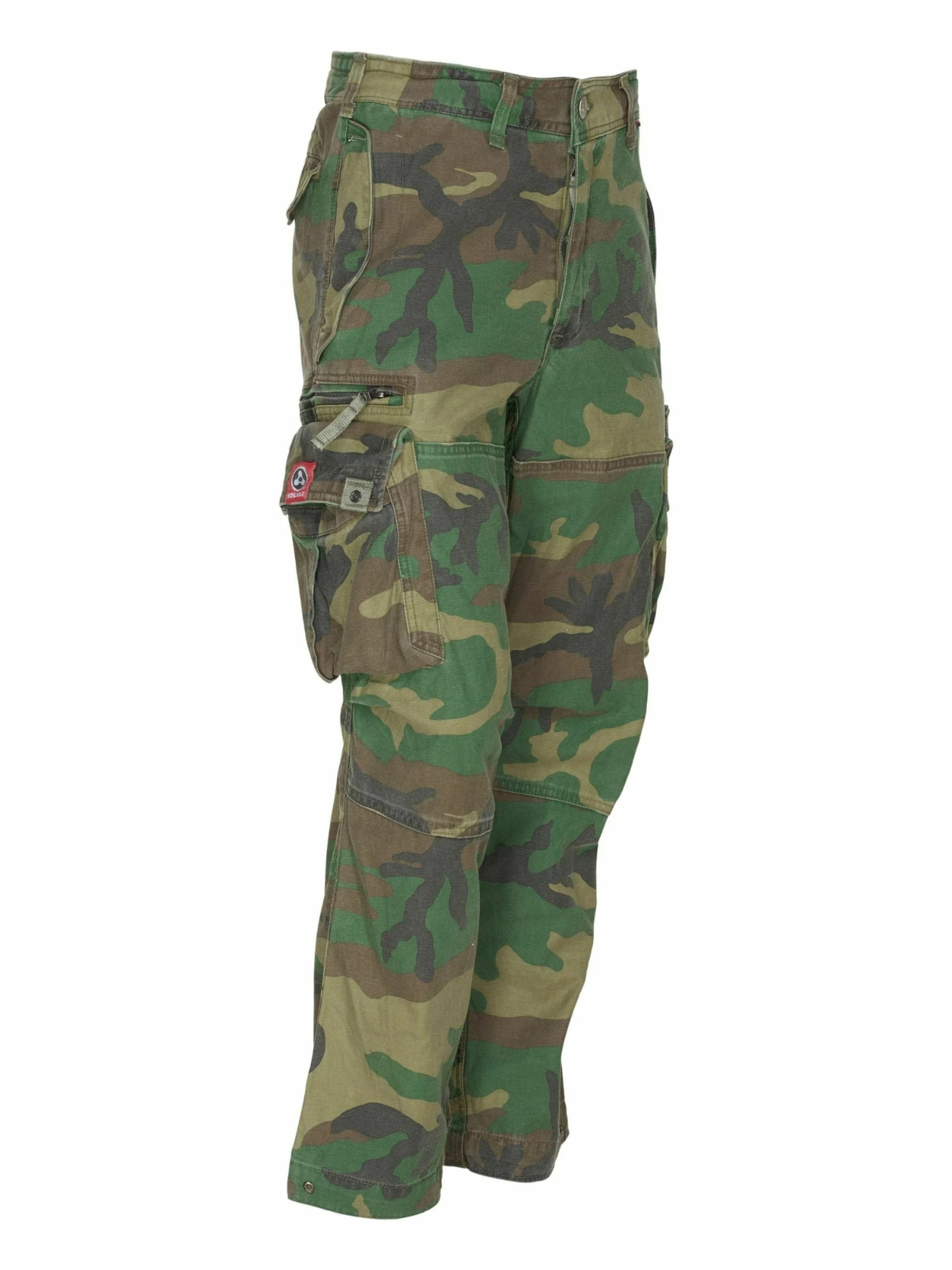 Molecule Baggy Cargobroek in Groen