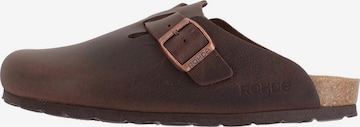 ROHDE Pantolette 'Grado' in Braun: Vorderseite