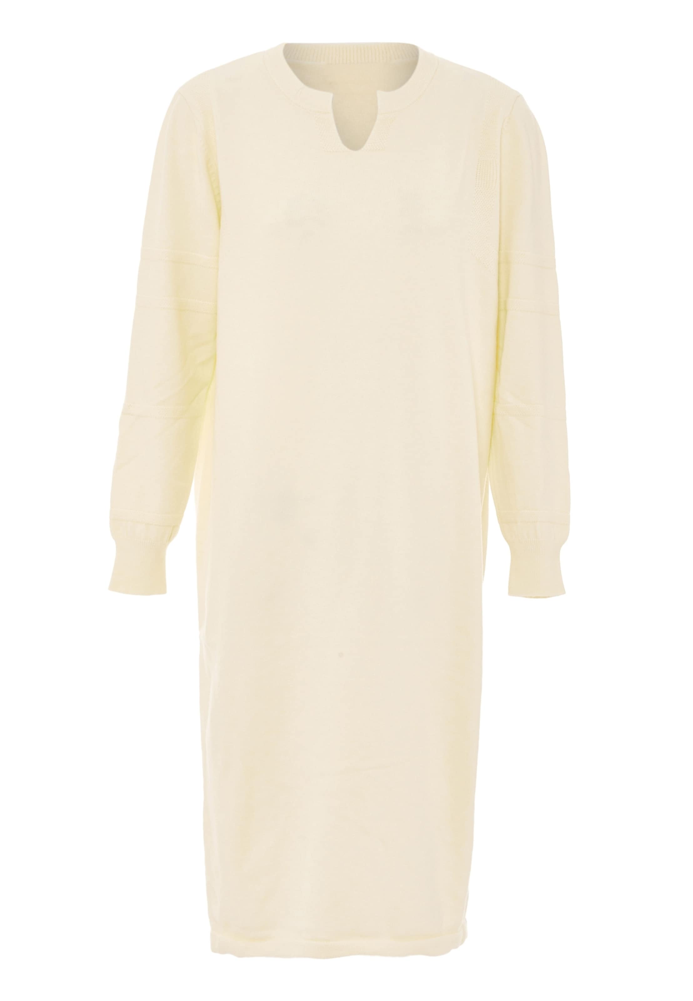 Rochie tricotat de la RISA pe alb: față