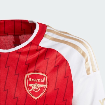 T-Shirt fonctionnel 'Arsenal 23/24 Home' ADIDAS PERFORMANCE en rouge
