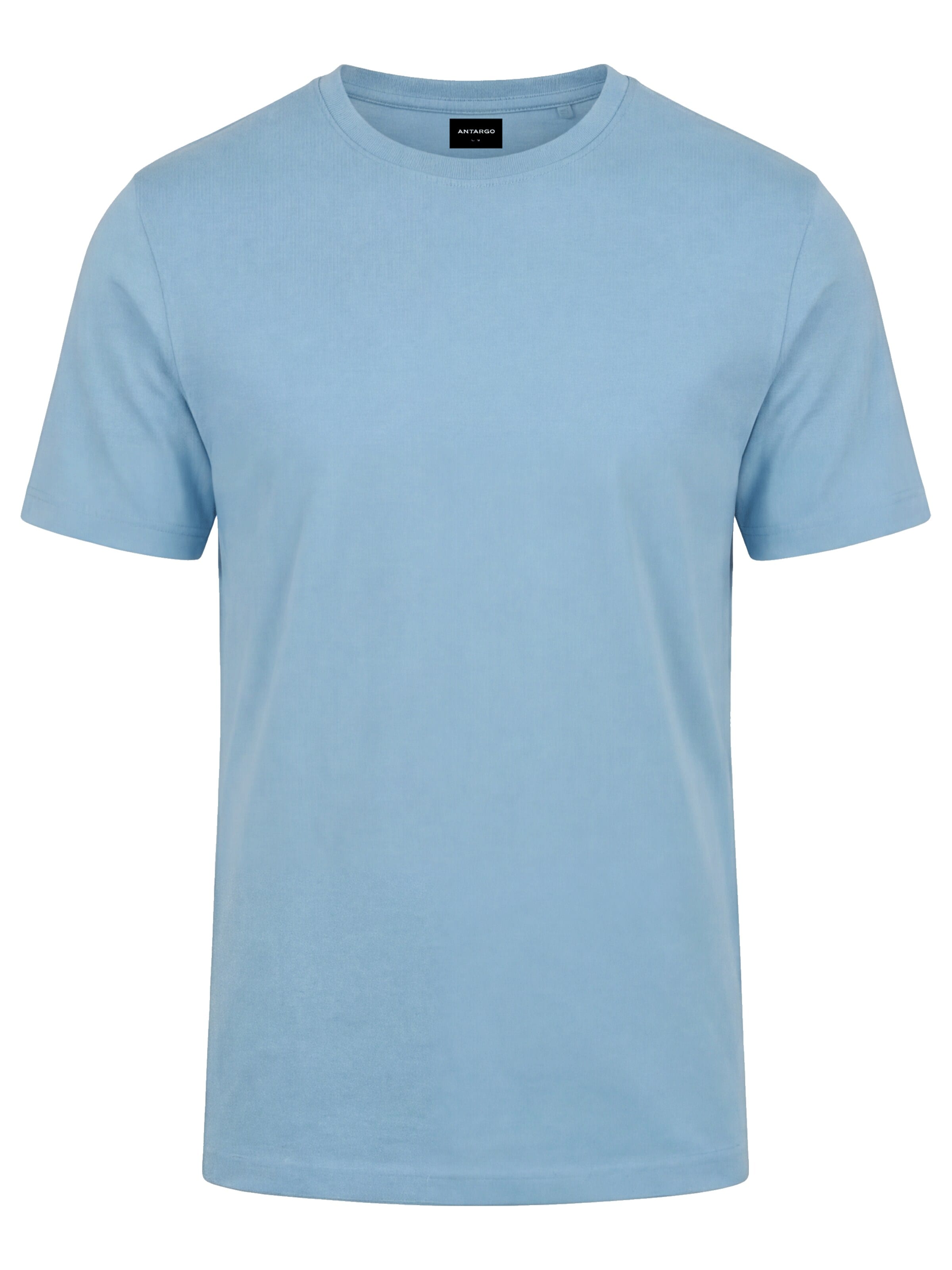 Antargo Shirt 'Basic T-Shirt' in Blue: front