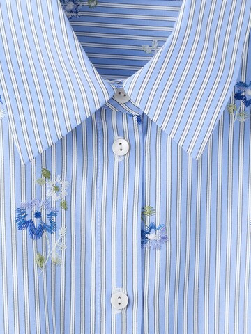 MANGO Bluse 'Florix' in Blau