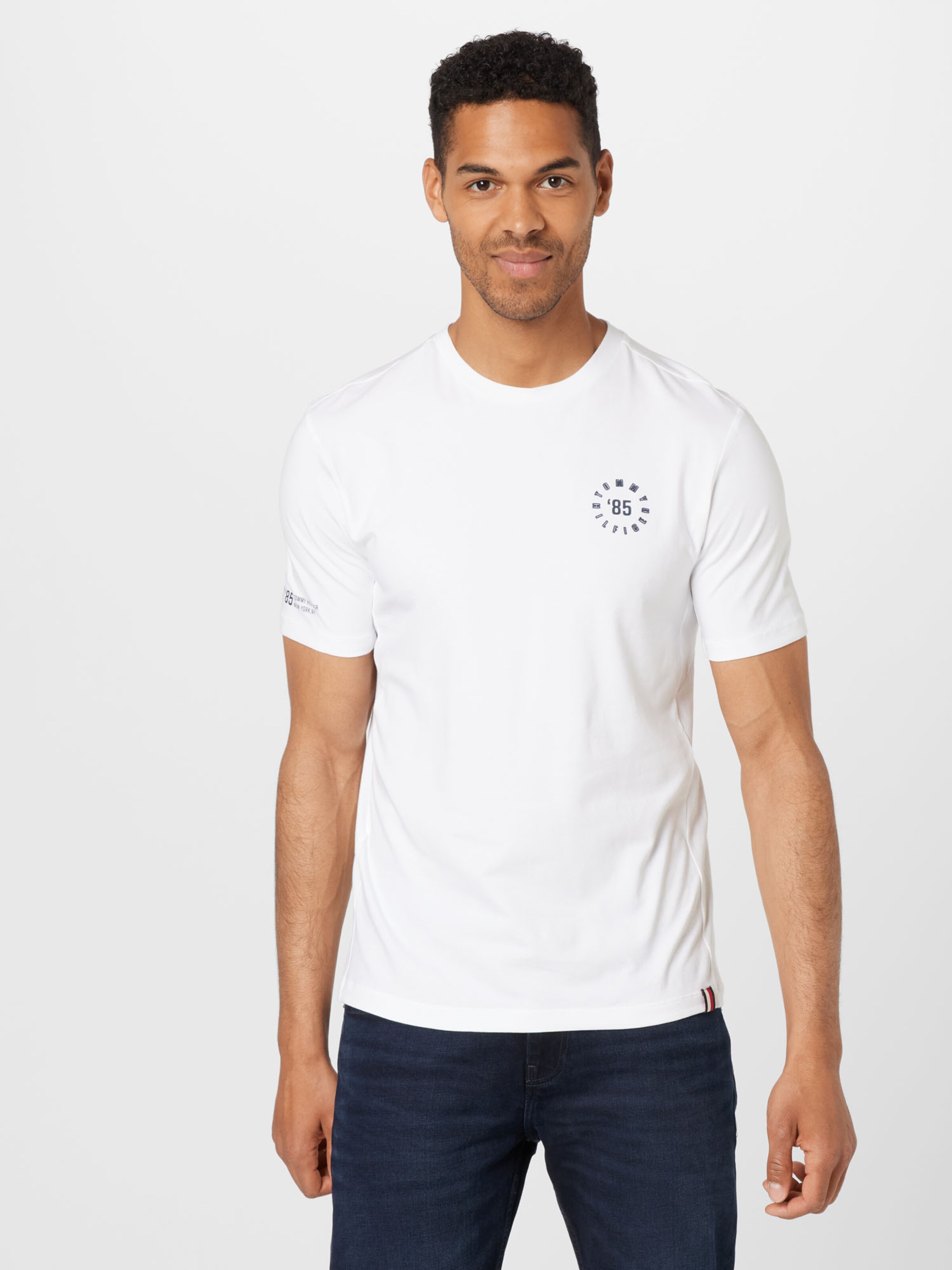 Männer Shirts TOMMY HILFIGER T-Shirt in Weiß - PK10492 Männer Shirts TOMMY HILFIGER T-Shirt in Weiß - PK10492