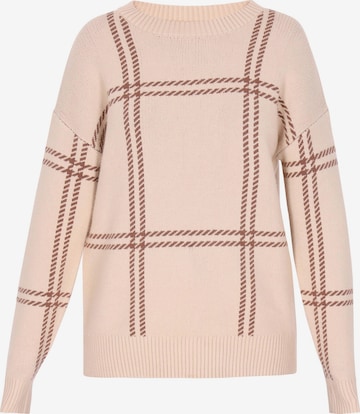 KIANNA - Jersey en beige: frente