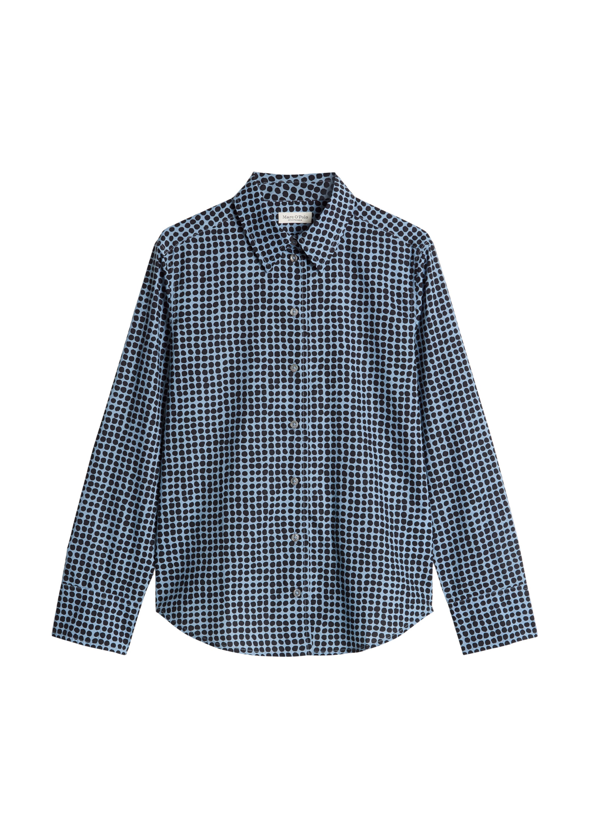 Marc O'Polo Bluse in Blau: Vorderseite