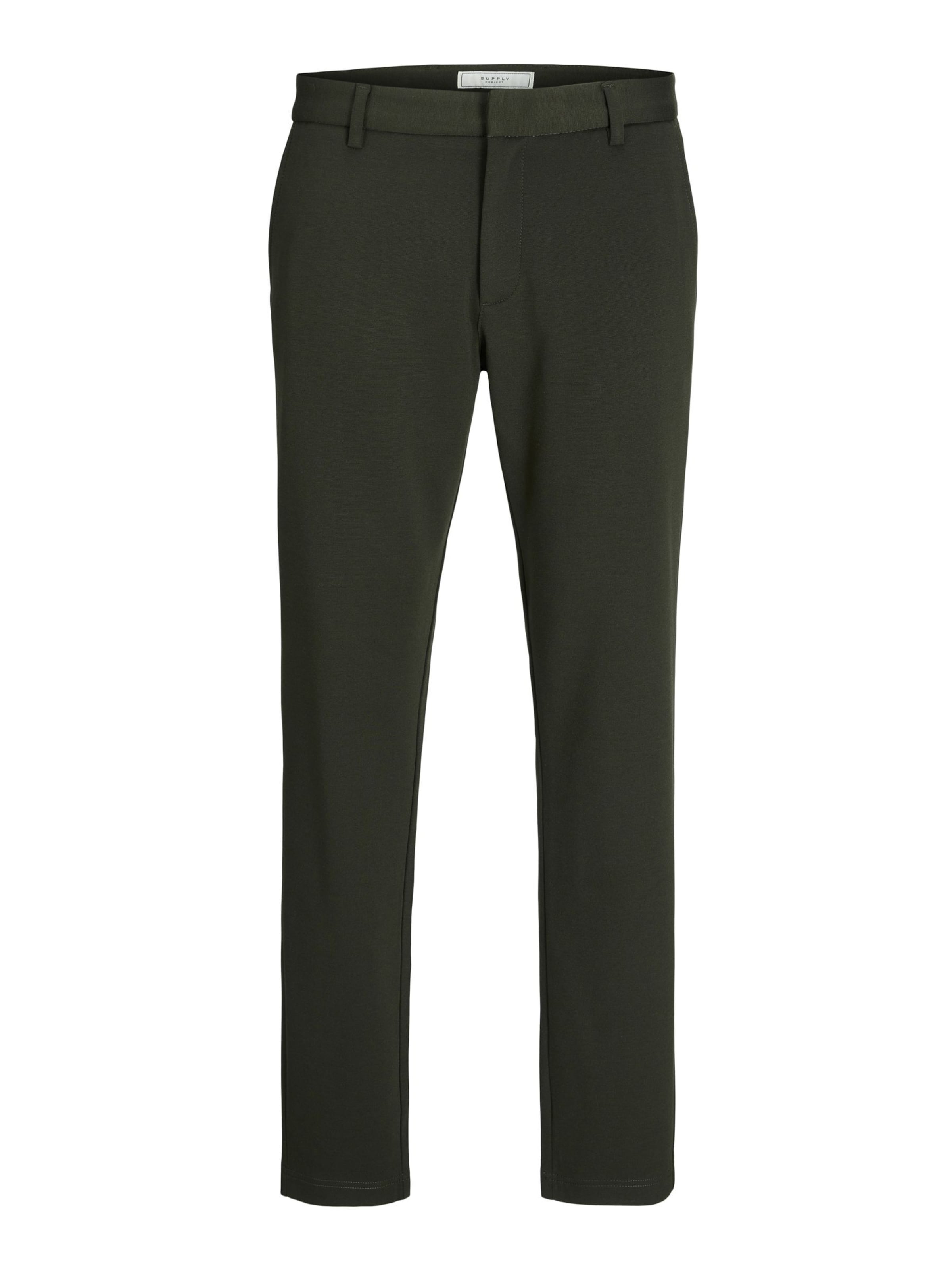 JACK & JONES Slim fit Chino trousers in Green: front