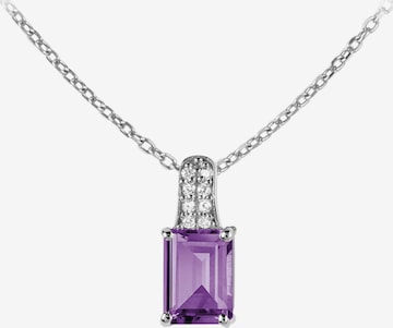 Jacques Lemans Necklace in Purple: front