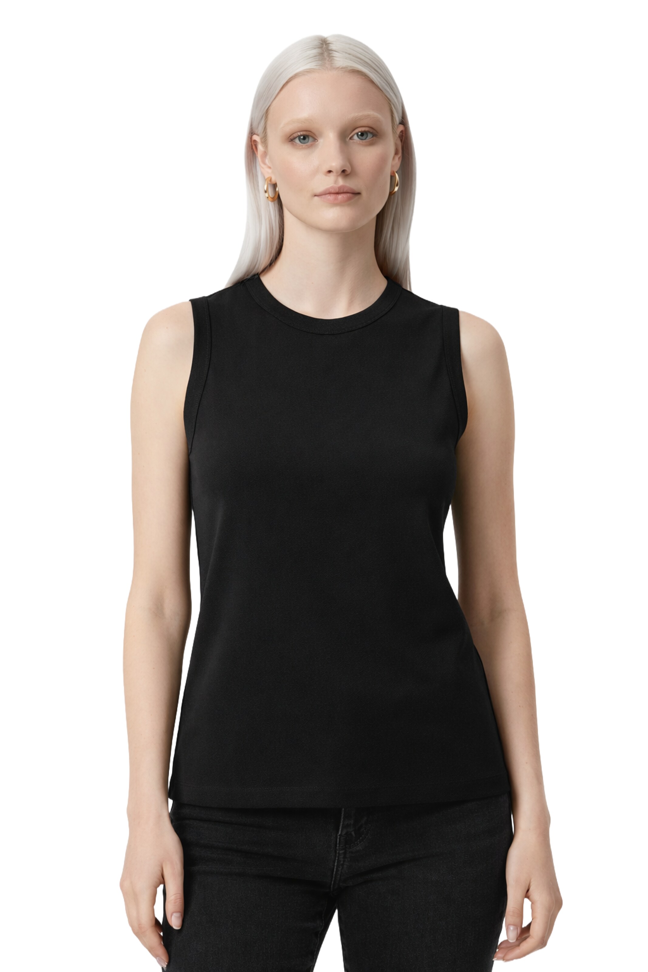 No Matter What Top in Zwart: voorkant