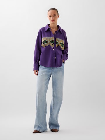 Scalpers Shirt ' ' in Purple: front