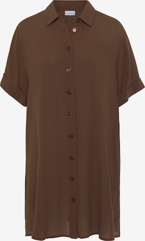 LASCANA Blouse in Brown: front