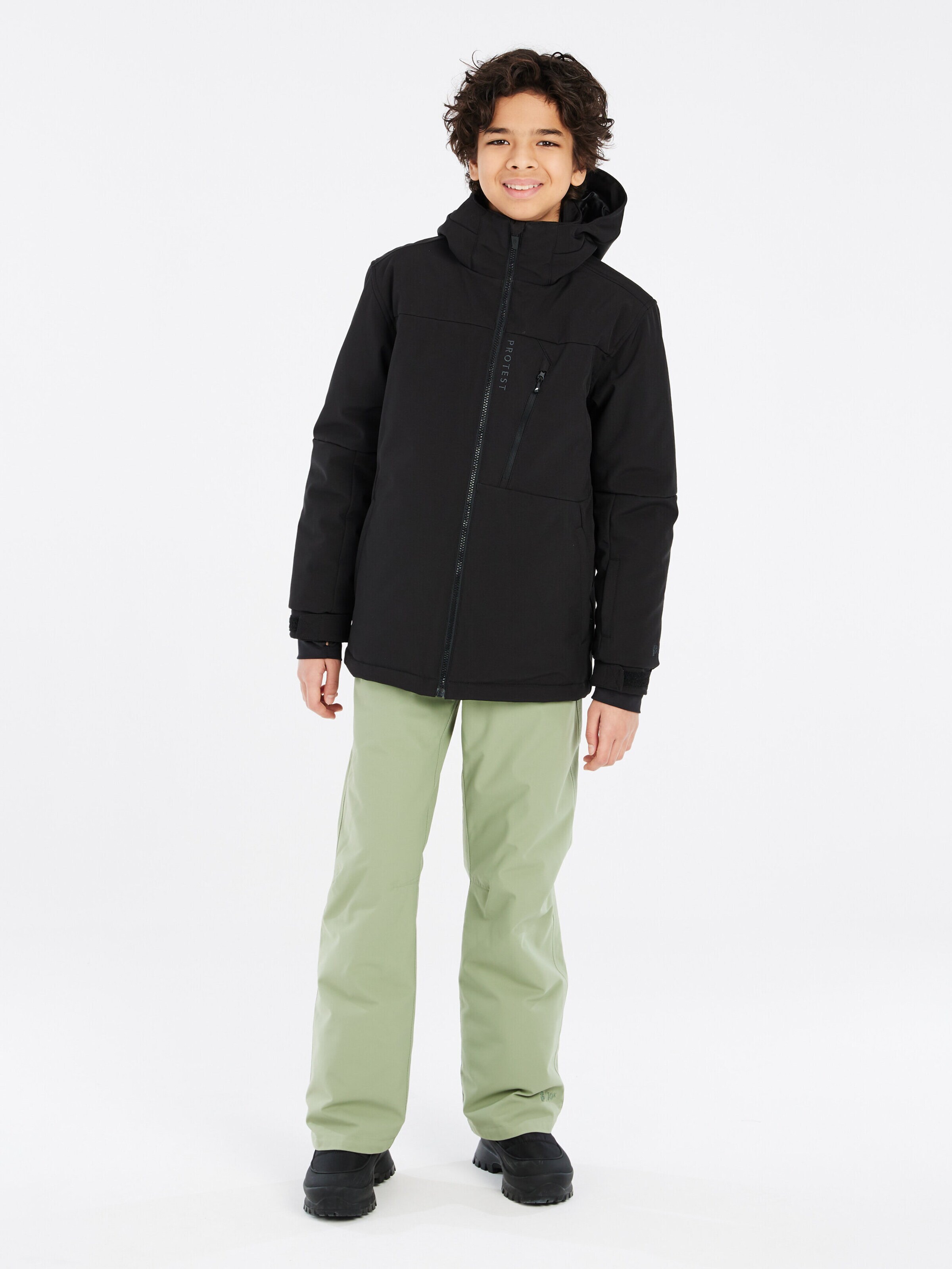 PROTEST Athletic Jacket 'PRTLEO JR' in Black